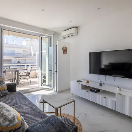 Juan Les Pins Entre Ciel Et , Dernier Etage Avec Terrasse *