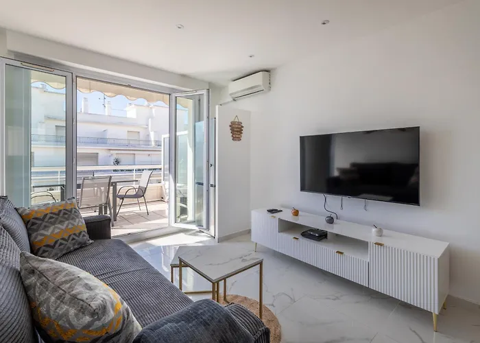 Juan Les Pins Entre Ciel Et , Dernier Etage Avec Terrasse *