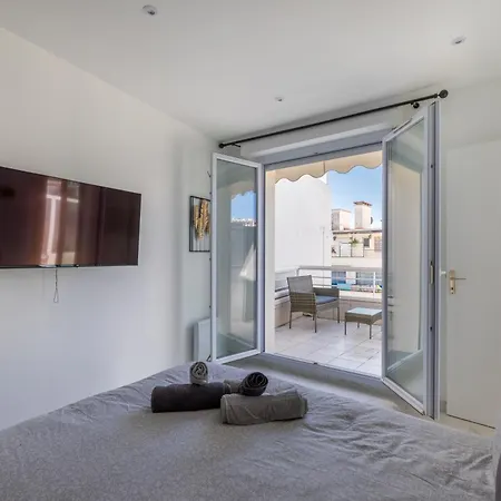Juan Les Pins Entre Ciel Et , Dernier Etage Avec Terrasse *